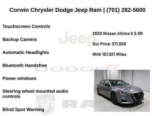 2020 Nissan Altima SR FWD