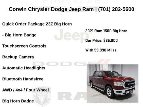 2021 RAM 1500 Big Horn/Lone Star