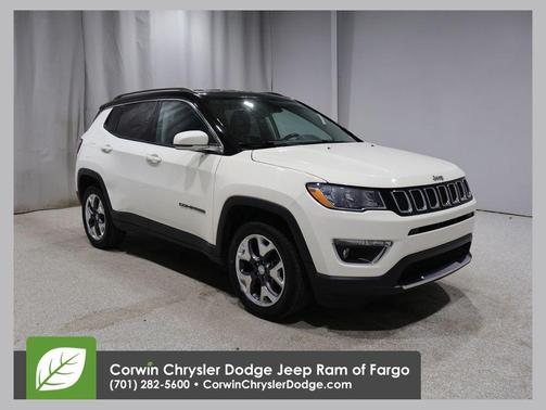 White Clearcoat 2018 Jeep Compass Limited