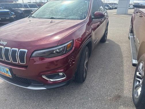Velvet Red Pearlcoat 2019 Jeep Cherokee Limited