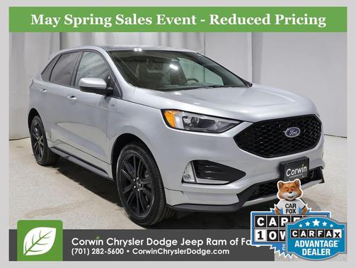 ICONIC SILVER 2024 Ford Edge ST Line