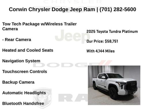 2025 Toyota Tundra Platinum