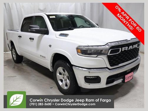 Bright White Clearcoat 2026 RAM 1500 Big Horn/Lone Star