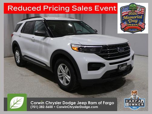 OXFORD WHITE 2024 Ford Explorer XLT