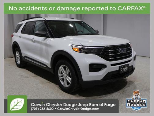 OXFORD WHITE 2024 Ford Explorer XLT