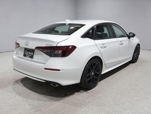 Platinum White Pearl 2025 Honda Civic Sport