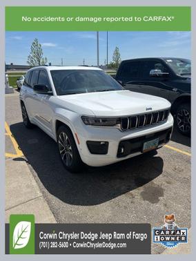 Bright White Clearcoat 2023 Jeep Grand Cherokee Overland