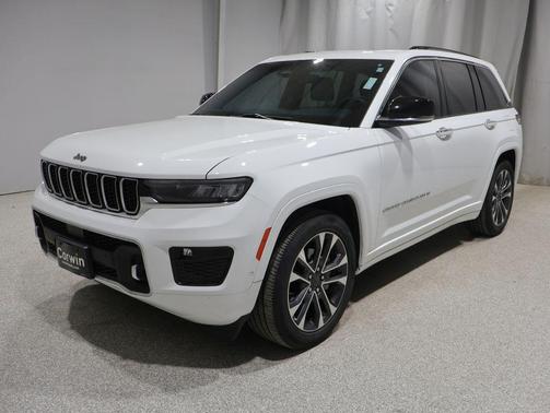 Bright White Clearcoat 2023 Jeep Grand Cherokee Overland