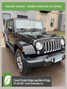 Black Clearcoat 2018 Jeep Wrangler JK Unlimited Sahara