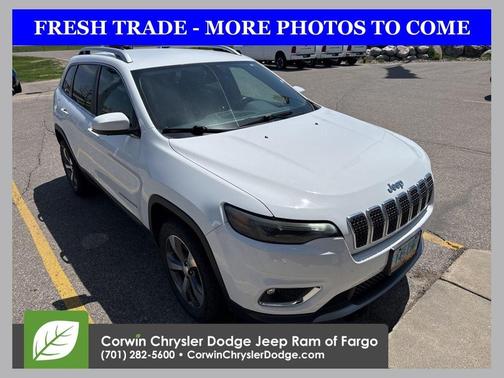 Bright White Clearcoat 2019 Jeep Cherokee Limited