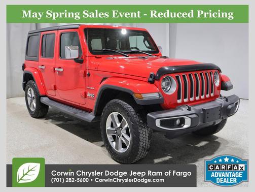 Firecracker Red 2019 Jeep Wrangler Unlimited Sahara
