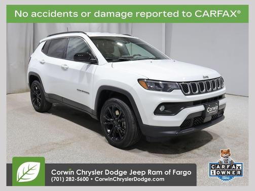 Bright White Clearcoat 2023 Jeep Compass Latitude Lux