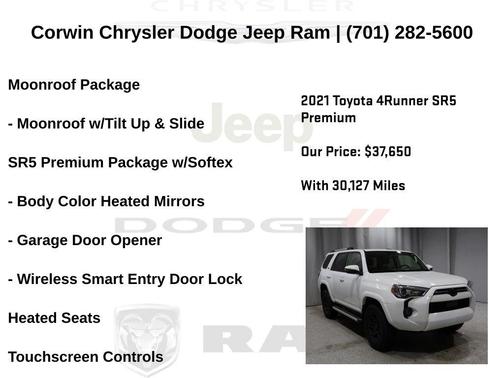 2021 Toyota 4Runner SR5 Premium