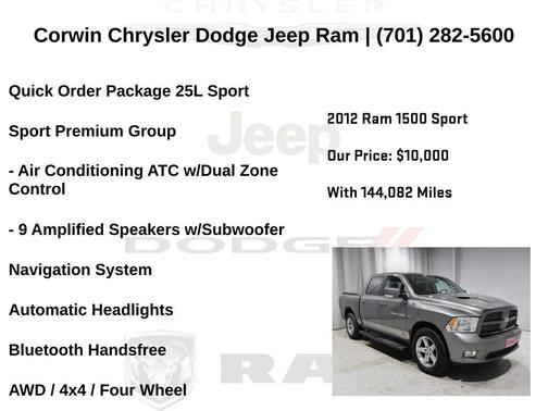 2012 RAM 1500 Sport