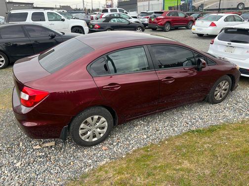 Red 2012 Honda Civic LX