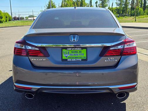 Gray 2017 Honda Accord Touring V6