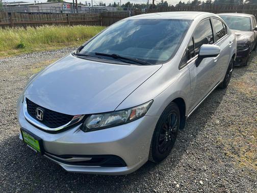 Silver 2014 Honda Civic LX
