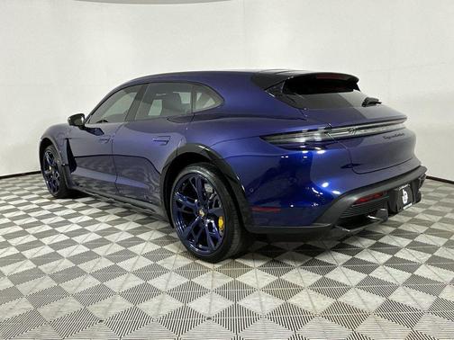 Blue 2023 Porsche Taycan Turbo S