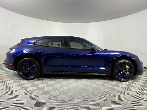 Blue 2023 Porsche Taycan Turbo S