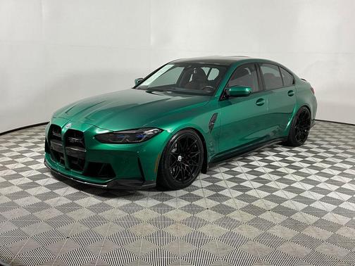 Isle of Man Green Metallic 2023 BMW M3 Competition xDrive
