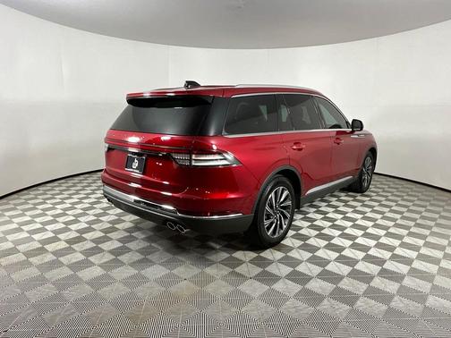 Red 2025 Lincoln Aviator Premiere