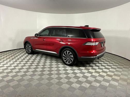 Red 2025 Lincoln Aviator Premiere