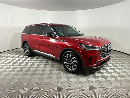 Red 2025 Lincoln Aviator Premiere