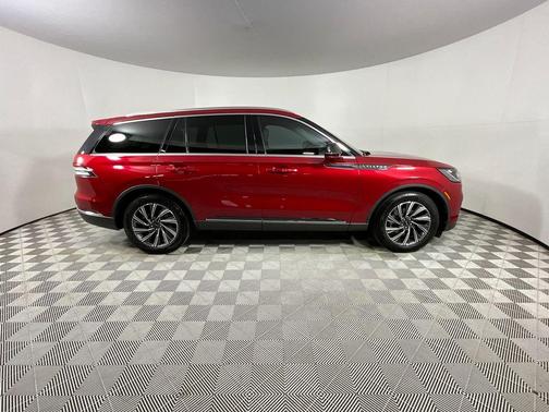 Red 2025 Lincoln Aviator Premiere