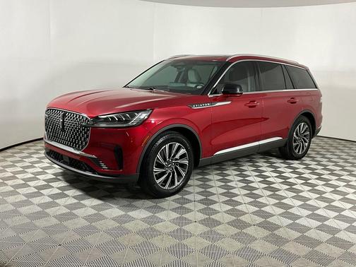 Red 2025 Lincoln Aviator Premiere