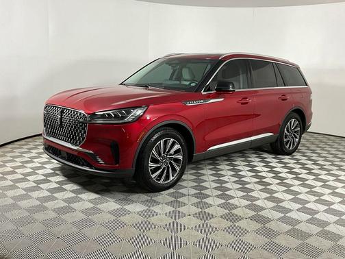 Red 2025 Lincoln Aviator Premiere