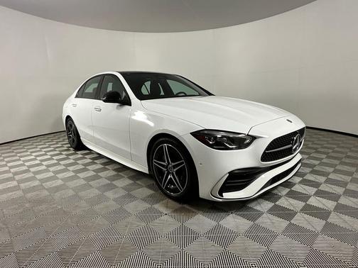 White 2022 Mercedes-Benz C-Class C 300 4MATIC