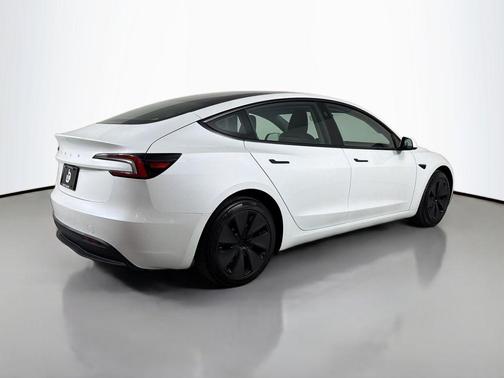 White 2025 Tesla Model 3 Long Range