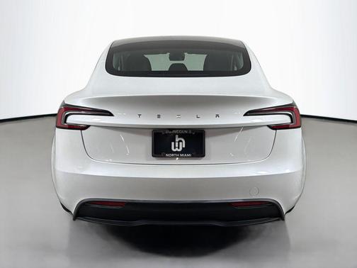 White 2025 Tesla Model 3 Long Range