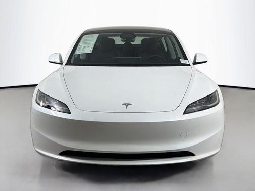 White 2025 Tesla Model 3 Long Range