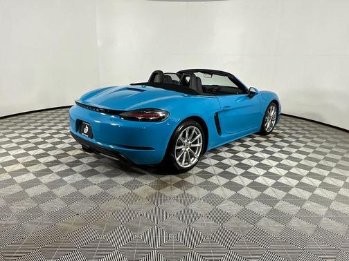 Blue 2017 Porsche 718 Boxster Base