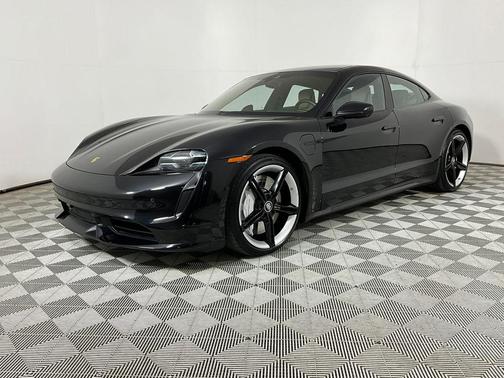 Black 2020 Porsche Taycan Turbo