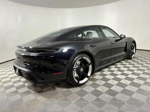 Black 2020 Porsche Taycan Turbo
