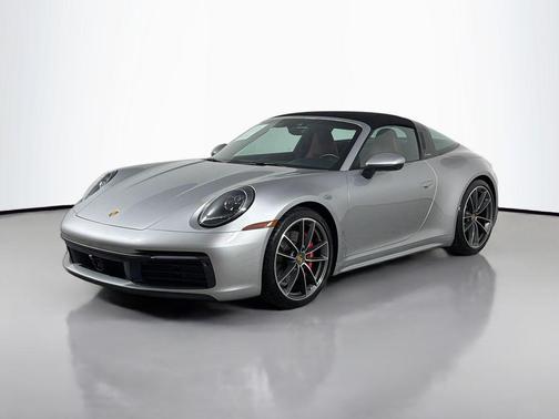 Silver 2023 Porsche 911 Targa 4S
