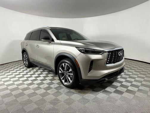 Warm Titanium 2024 INFINITI QX60 Luxe