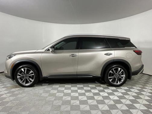 Warm Titanium 2024 INFINITI QX60 Luxe