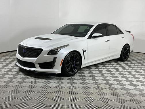 Crystal White Tri-Coat 2018 Cadillac CTS-V Base
