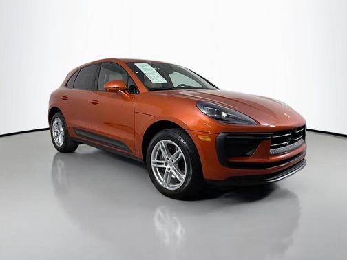 Orange 2023 Porsche Macan T