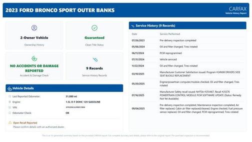 2023 Ford Bronco Sport Outer Banks