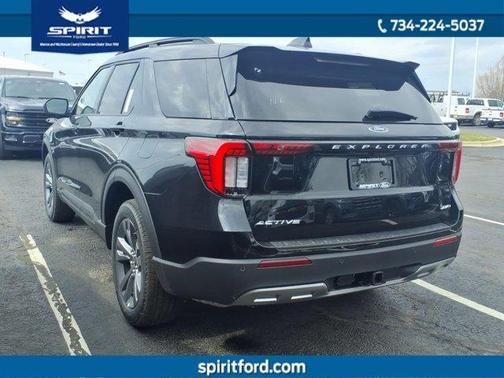 Agate Black Metallic 2026 Ford Explorer Active