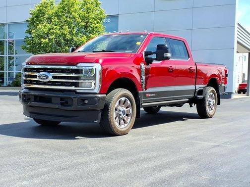 Rapid Red Metallic Tinted Clearcoat 2024 Ford F-350 King Ranch