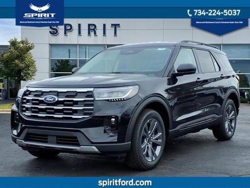 Agate Black Metallic 2026 Ford Explorer Active