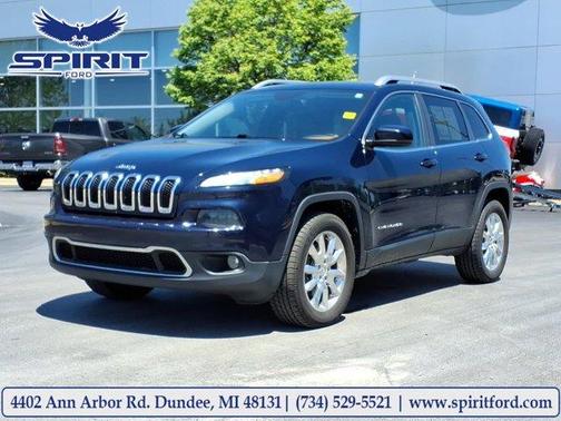 True Blue Pearlcoat 2014 Jeep Cherokee Limited