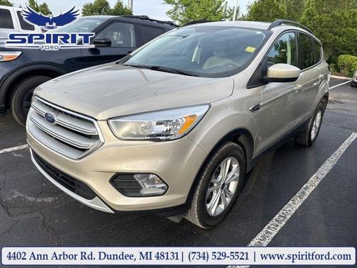 White Gold Metallic 2018 Ford Escape SE