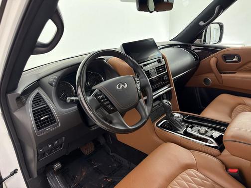 Moonstone White 2024 INFINITI QX80 SENSORY AWD