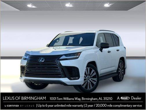 Eminent White Pearl 2025 Lexus LX 600 Luxury